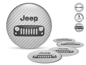 Jeep Ruota Distintivo Stile Loghi Cupola Custom